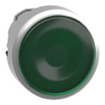 ZB4BW333 | Head ill PB metal green flush lens LED - Schneider Electric