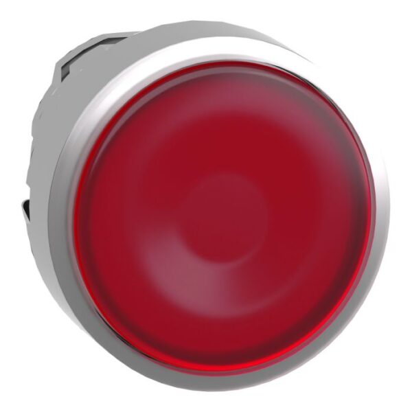ZB4BW343 | Head ill PB metal red flush lens LED - Schneider Electric