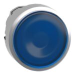 ZB4BW363 | Head Ill PB metal blue flush lens LED - Schneider Electric