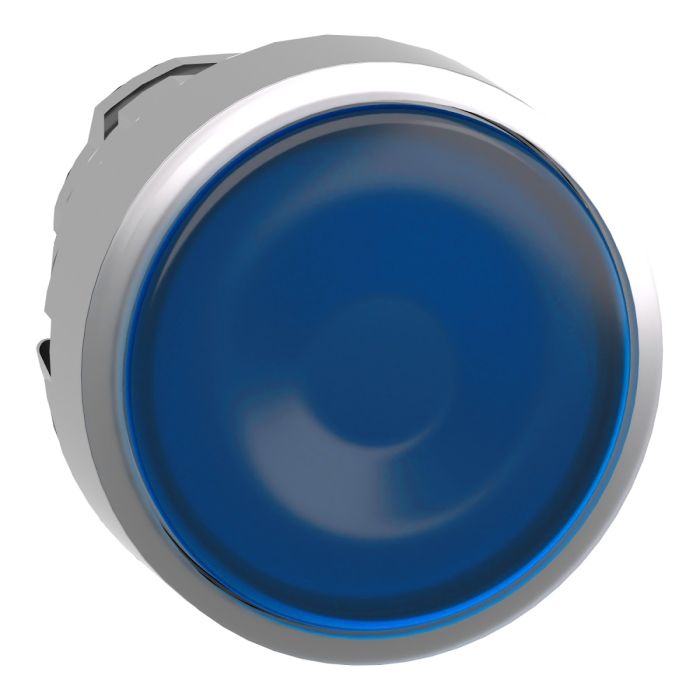 zb4bw363_front.jpg ZB4BW363 | Head Ill PB metal blue flush lens LED - Schneider Electric - Image 1