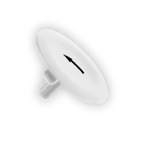 ZBA334 | CAP FOR PB HEAD PLAS BLACK MARKED ARROW - Schneider Electric