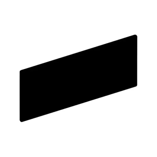 ZBY0101 | BLANK LEGEND PLATE BLACK/RED UNMARKED - Schneider Electric