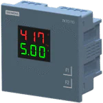 7KT0110 | Siemens Smart 7KT Discrete Panel Meter Voltage and Current LED Display, Vaux 95 to 240V AC, x/1 or 5 A, Class 1 - Siemens