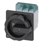 3LD25550TK51 | Siemens Sentron 3LD2 Switch Disconnector 63 A, 3 Pole, 22 kW, Black, Front Mounted, Rotary Operating Mechanism - Siemens
