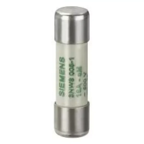 3NW80021 | Siemens Sentron 3NW8 Fuse Link 2 A, 500 V AC, Cylindrical Type, Size 10 x 38 - Siemens