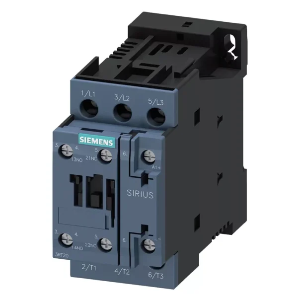 3RT2038-1AG20-8K | Siemens Sirius 3RT2 Power Contactor 80 A, 3 Pole, 110 V AC, 1 NO + 1 NC, AC3 Duty, Size 2 - Siemens