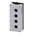 3SB58034AC3 | Siemens Enclosure For Push Button, 22 mm, Metal, Top Part Grey, 4 Command Positions - Siemens