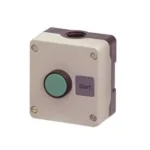 3SB58017AM3 | Siemens Enclosure For Push Button, 22 mm, Plastic, Top Part Grey, 1 Command Position, Mushroom Push Button, Red, 40 mm, 1 NC, Stop, Turn to Release - Siemens