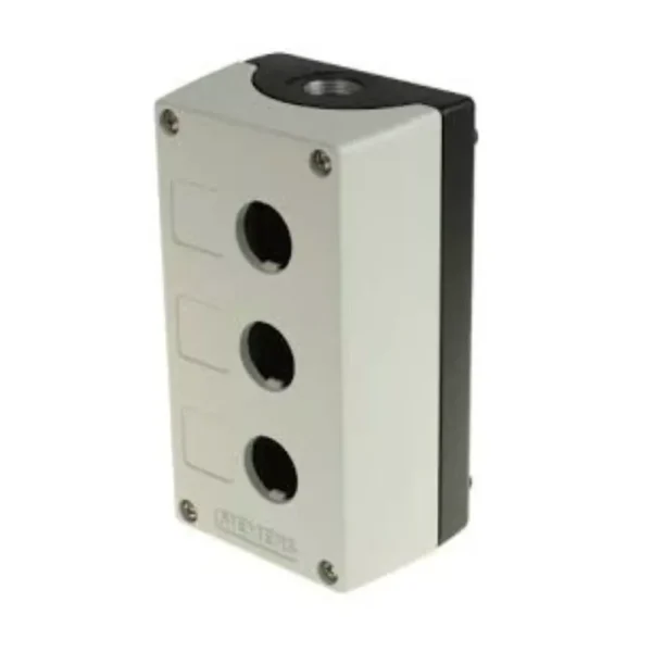 3SB58030AC3 | Siemens Enclosure For Push Button, 22 mm, Plastic, Top Part Grey, 3 Command Positions - Siemens