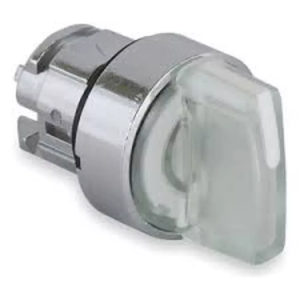 siemens-3sb-illuminated-selector-switch-22-mm-plastic-clear-2-switch-position-3sb50012ah01.webp 3SB5001-2AH01 | Siemens 3SB5 Illuminated Selector Switch 22 mm, Plastic, Clear, 2 Switch Position, With Holder, Maintained Contact Type - Siemens - Image 1