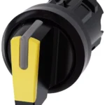 3SB5001-2AD01 | Siemens 3SB5 Illuminated Selector Switch 22 mm, Plastic, Yellow, 2 Switch Position, With Holder, Maintained Contact Type - Siemens