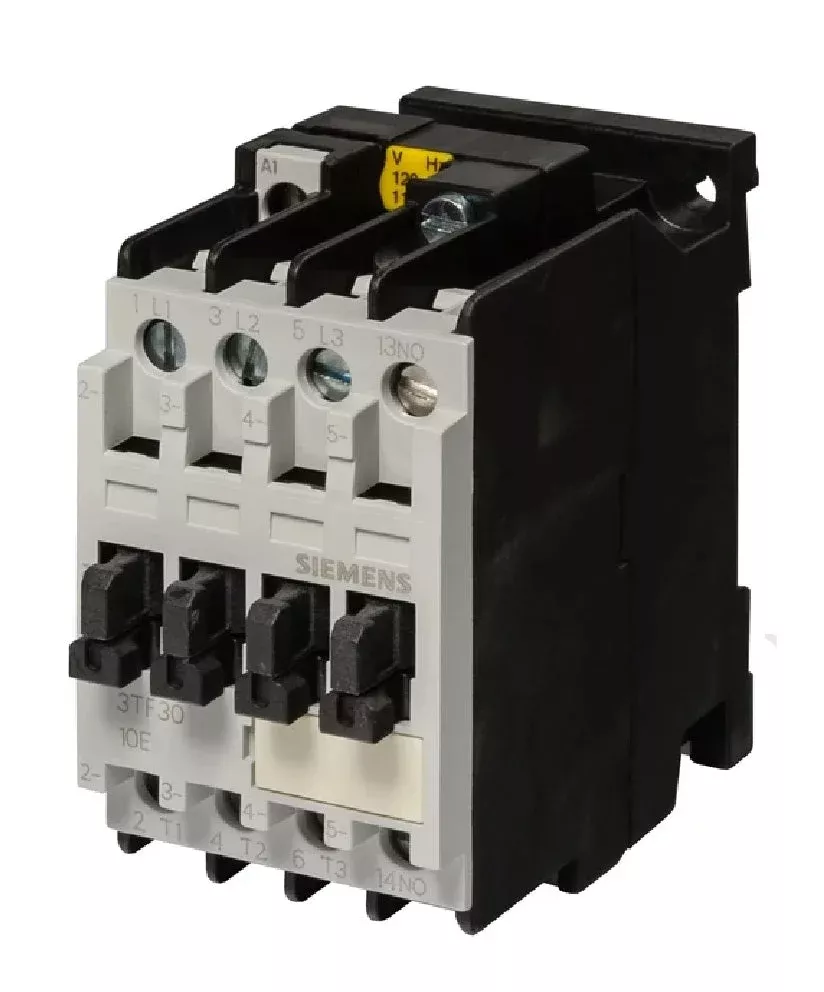 siemens-3tf3010-0ad0-power-contactor-3-pole_2.webp 3TF3010-0AW220 | Siemens Sicop 3TF3 Power Contactor 9 A, 3 Pole, 150-280 V AC, 1 NO, AC3 Duty - Siemens - Image 1
