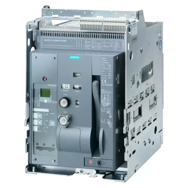 3WT81216AA385AB2 | Siemens Sentron 3WT8 ACB 1250 A, 3 Pole, 66 kA, Manual Draw Out, Overload, Short Circuit & Earth Fault, Microprocessor Based ETU37WT - Siemens