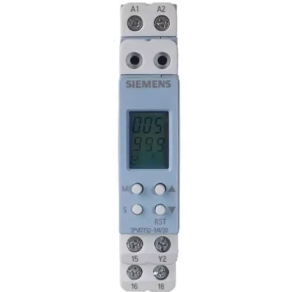 7PV07321AV20 | Siemens 7PV Electronic Timer Multifunction Timer with Digital Display 15 Function, 1 C/O, 20-240 V AC/DC - Siemens