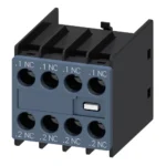 3RH2911-1GA04 | Siemens Auxiliary Switch Screw Terminal, On the Front, 4 NC For Contactor Relays, Size S00 - Siemens