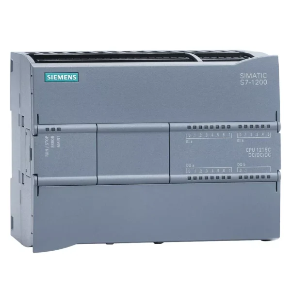 6ES72151AG400XB0 | Siemens Simatic 6ES7 S7-1200 CPU 1215C Compact CPU, 2 PROFINET Ports, I/O 14 DI 24 V DC, 10 DO 24 V DC - Siemens