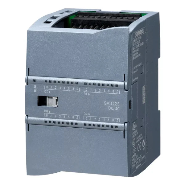 6ES72231BL320XB0 | Siemens Simatic 6ES7 S7-1200, Digital I/O SM 1223, 16 DI/16 DO, 16 DI 24 V DC, Sink/Source, 16 DO, Transistor 0.5 A - Siemens