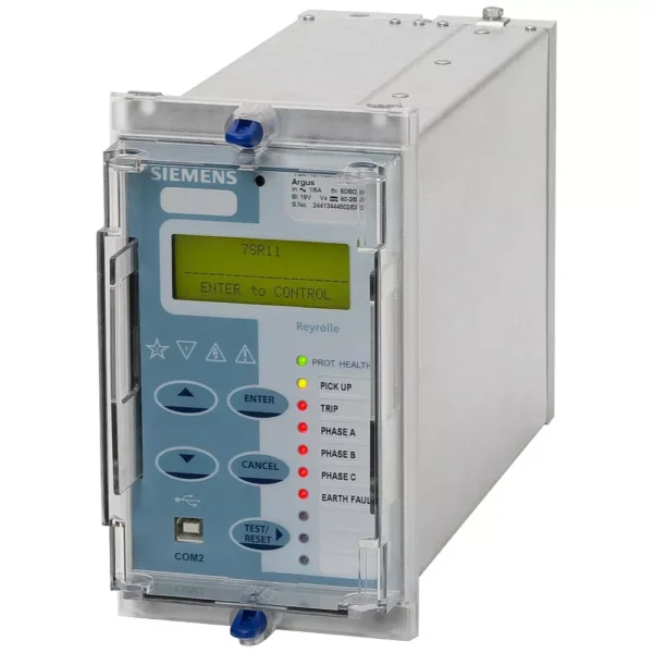 7SR1205-2MA12-1CA0 | Siemens 7SR1 Argus-C Directional Overcurrent Relay 4 CT, 3 VT, 10 LEDs, 3 Binary Inputs/ 5 Binary Output, Measuring Input 1/5A, 40 to 160 V, 50/60Hz DC - Siemens