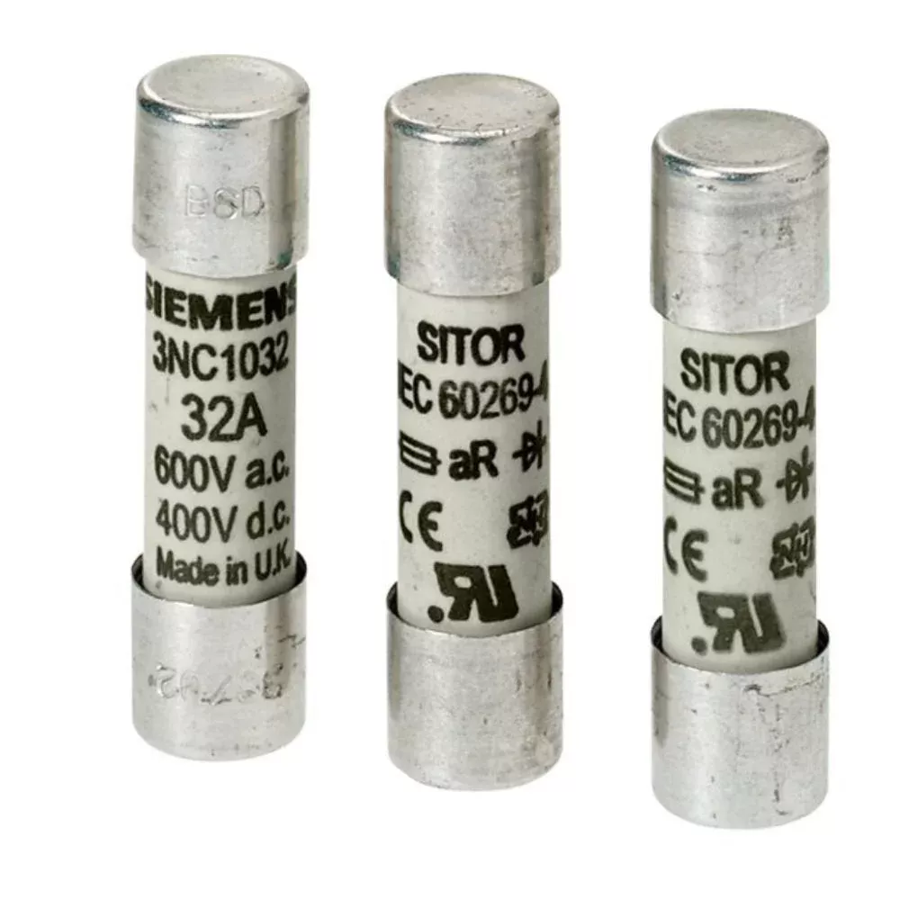 siemens-fuse-cylindrical-type.webp 3NC1440 | Siemens Sitor 3NC1 Fuse Link 40 A, Cylindrical Type, 690 V AC, Size 14 X 51 mm - Siemens - Image 1