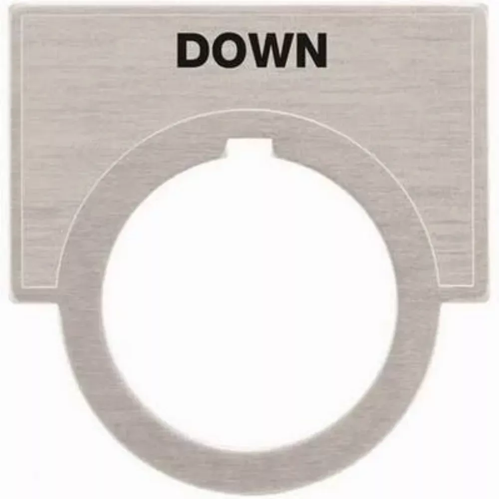 siemens-inscription-plate-down-3sb59012ee.webp 3SB59012EE | Siemens Inscription Plate Down Suitable For Push Button - Siemens - Image 1