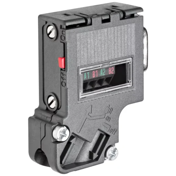6ES79720BA420XA0 | Siemens Simatic DP 6ES7 Connection Plug For PROFIBUS up to 12 Mbit/s with Inclined Cable Outlet, 15.8x 54x 39.5 mm (WxHxD), Without PG Socket - Siemens