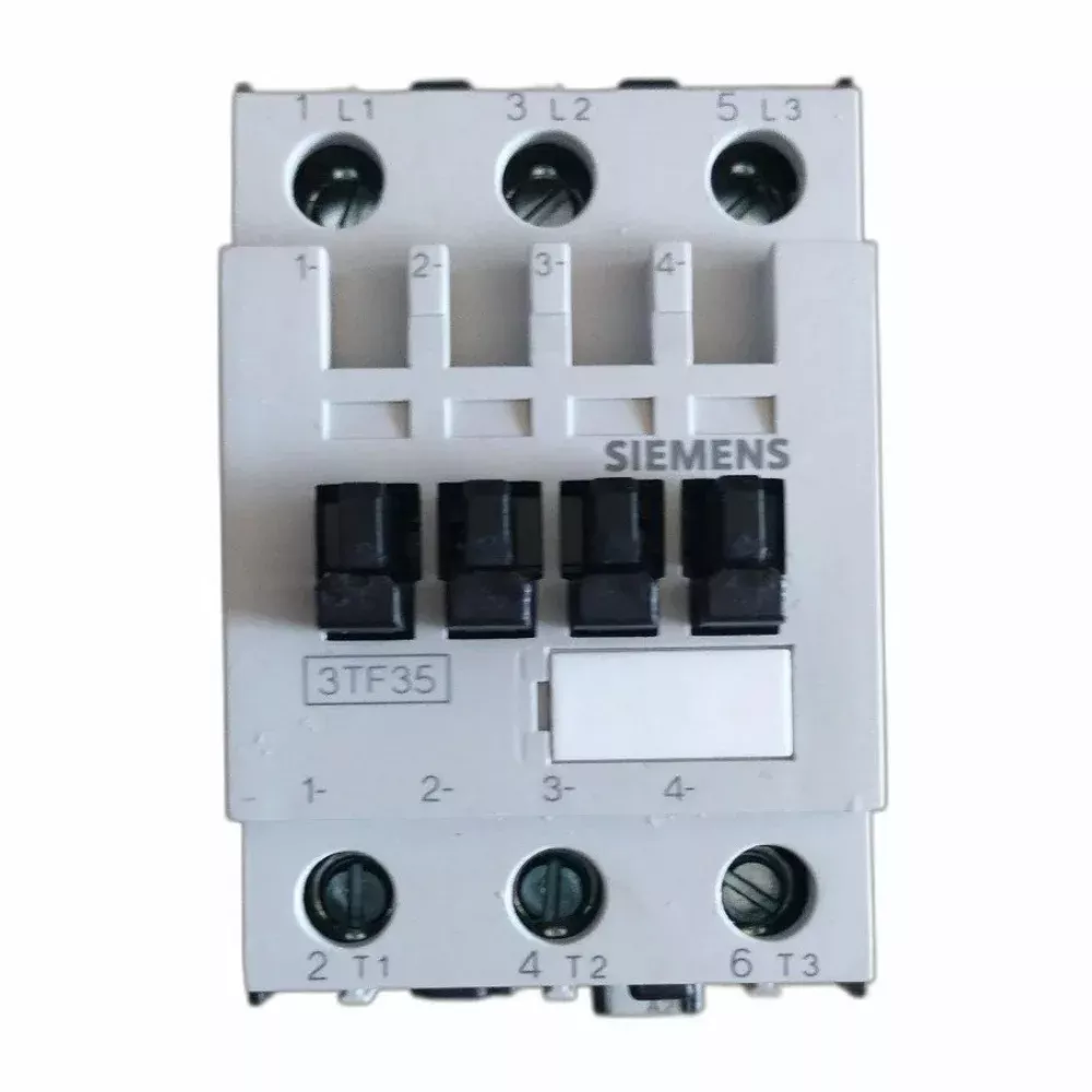 siemens-sicop-3tf-power-contactor-40-a-3-pole-3tf35000af0zt00.webp 3TF35000AF0ZT00 | Siemens Sicop 3TF3 Power Contactor 40 A, 3 Pole, 110 V AC, AC3 Duty, Size 2 - Siemens - Image 1