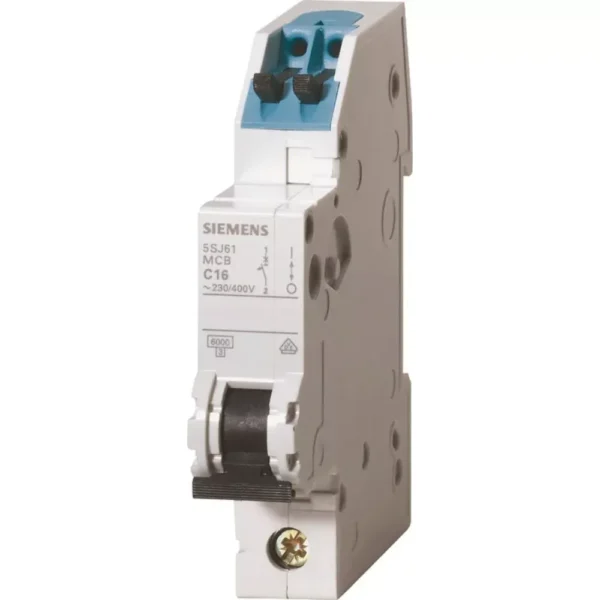 5SJ6163-6RC | Siemens Sinova 5SJ6 MCB 63 A, 1 Pole, 6 kA, B-Curve - Siemens