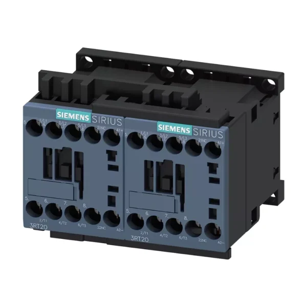 3RA2315-8XB30-1BB4 | Siemens Sirius 3RA2 Reversing Contactor Assembly 7 A, 3 Pole, 24 V DC, AC3 Duty, Electrical and Mechanical Interlock - Siemens