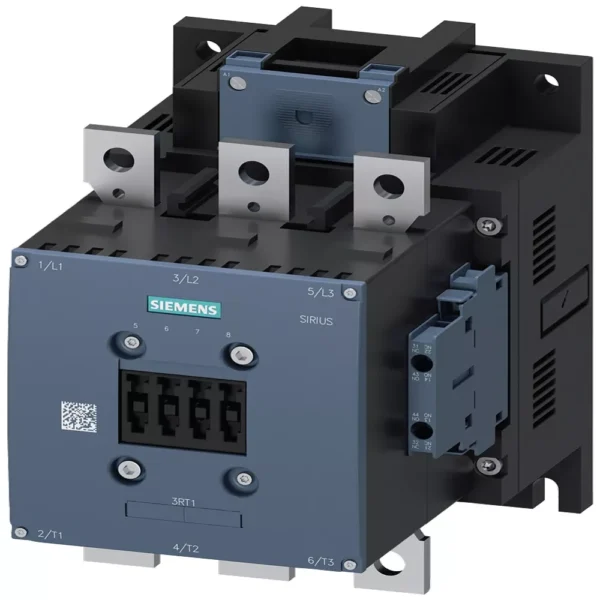 3RT1064-6AM36-8K | Siemens Sirius 3RT1 Power Contactor 225 A, 3 Pole, 200-220 V AC/DC, 2 NO + 2 NC, AC3 Duty - Siemens