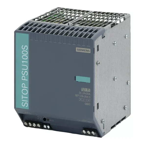 6EP1336-2BA10 | Siemens Sitop 6EP1 PSU100S Stabilized Power Supply 20 A, Input 120-230 V AC, Output 24 V DC/20 A - Siemens