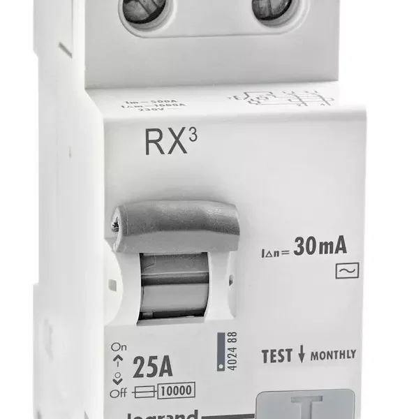 Legrand RX3 25A 2 Pole 30mA RCCB 4024 88 ele.res .12412628 1667952514284