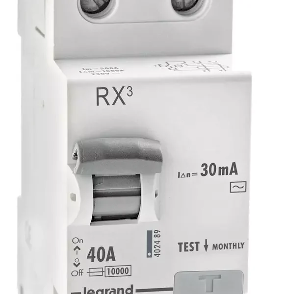 Legrand RX3 40A 2 Pole 30mA RCCB 4024 89 ele.res .16412637 1667952514809