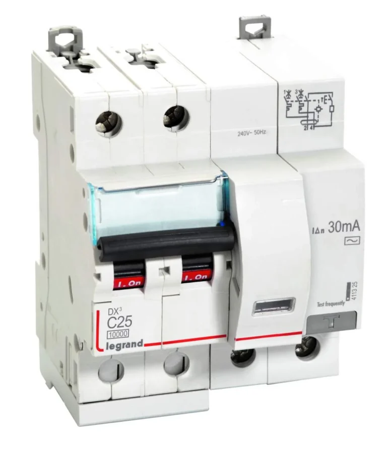 Legrand DX3 RCBO 63 A, 2 Pole, 300 mA, Type AC 4113 40 legrand rcbo 2 pole