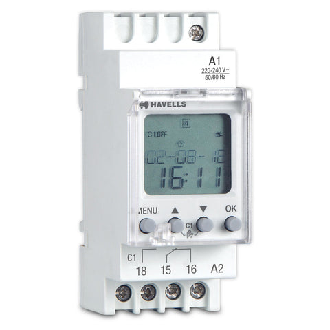 Astronomical Digital time switch-3 years Havells DHTQB01016 Image