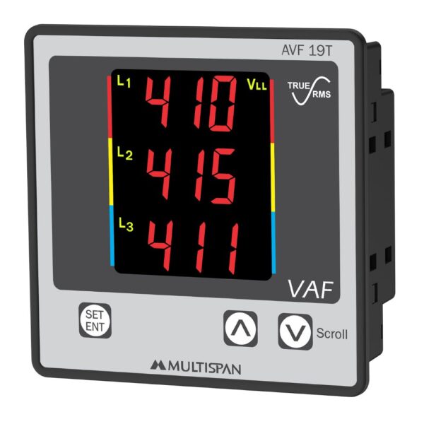 Multispan AVF-19T Digital AVF Meter 3 Phase 101532avf 29t banner