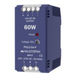 Multispan PS12-5A-P DIN Rail Power Supply 12VDC 5A 60W 107351ps12 5a p regular