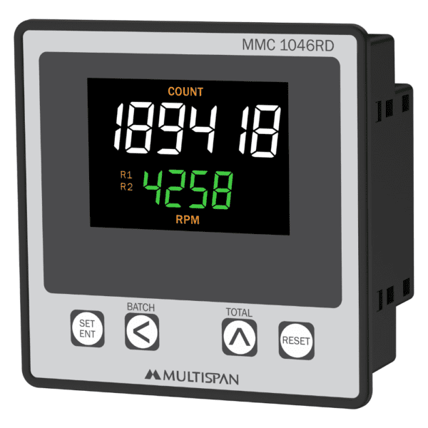 Multispan MMC-1046RD Programmable Counter RPM Indicator 34239mmc 1046rd regular