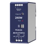 Multispan PS48-5A-P DIN Rail Power Supply 48VDC 5A 240W 7609ps48 5a regular