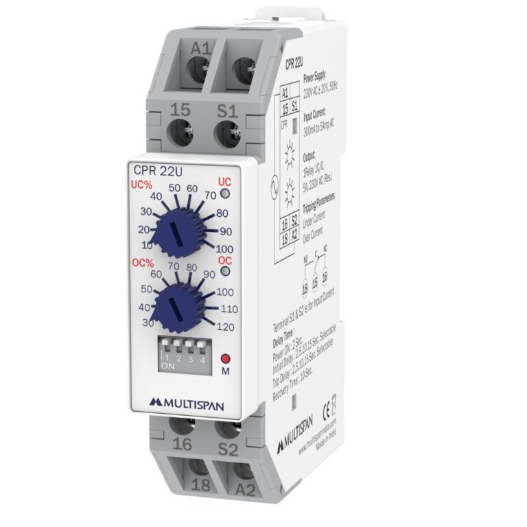 Multispan CPR-22 Current Protection Relay DIN Rail xr d dagcftzsbuc 24,j 8153065740921532671,t 24041108