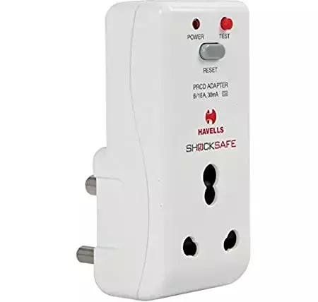 16 A 30 mA PRCD Adaptor Havells DHPSJWH016201603 ele.dom .94908703 1681703078348