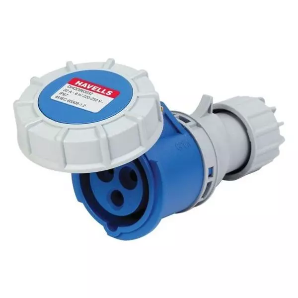 32 A Connector Socket 2P E IP44 Havells DHQDA63032 ele.plu .43605654 1668075218942