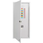 Havells 12 Way Double Door Vertical Loadline Distribution Board, DHDLVDRWGOFO12 ele.spn .44935926 1668146434290