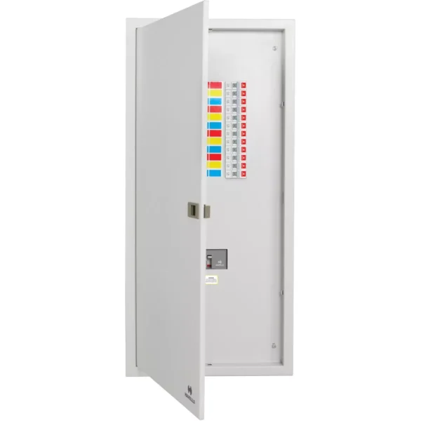 Havells 12 Way Double Door Vertical Loadline Distribution Board, DHDLVDRWGOFO12 ele.spn .44935926 1668146434290