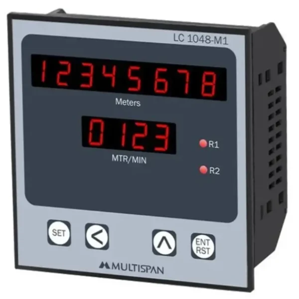 Multispan LC-1058-M1 Programmable Length Counter with RS-485 Modbus multispan lc 1048 m1 programmable length counter 100 270v