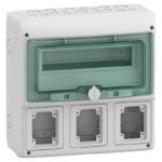 13180 | Mureva Enclosure IP65 for IEC sock 12Mx3 - Schneider Electric