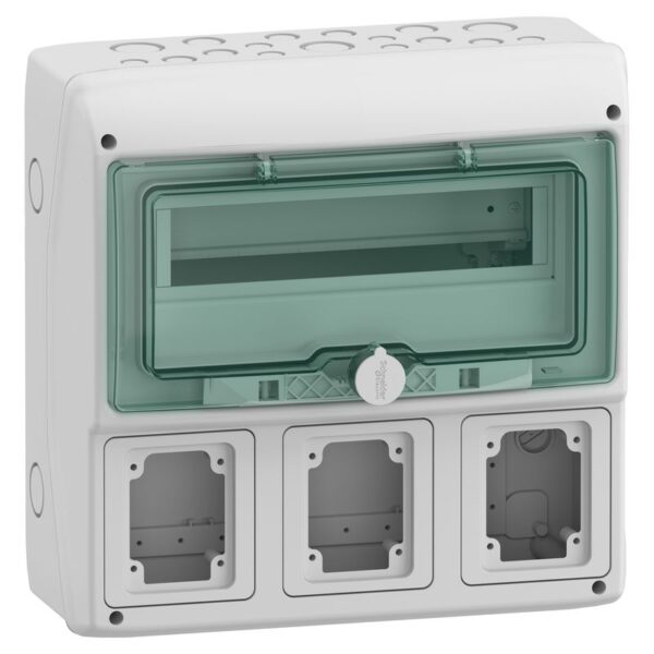 13180 | Mureva Enclosure IP65 for IEC sock 12Mx3 - Schneider Electric
