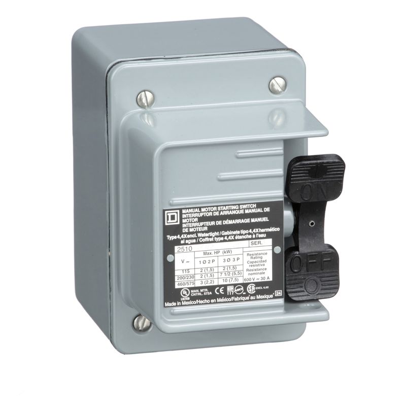 2510KW2 2510KW2 | MANUAL SWITCH 600VAC K+OPTIONS - Schneider Electric - Image 1