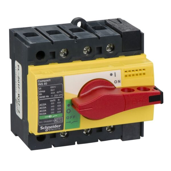 28916 | NON-AUTO SWITCH, INTERPACT INS 40A 3P - Schneider Electric