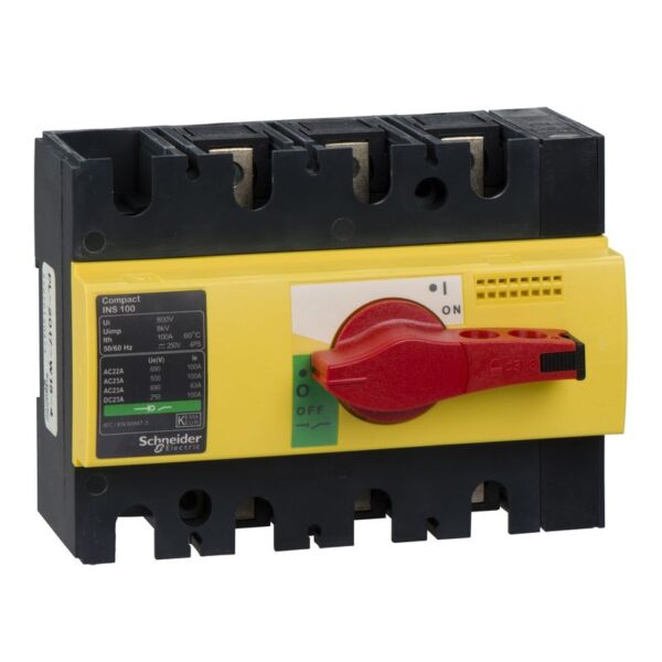 28924 | INS100 3P 100A R/Y - Schneider Electric