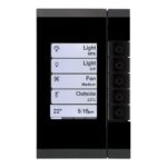 5085EDLW-EB | C-BUS EDLT, WHITE GRID, SATURN EB FASCIA - Schneider Electric